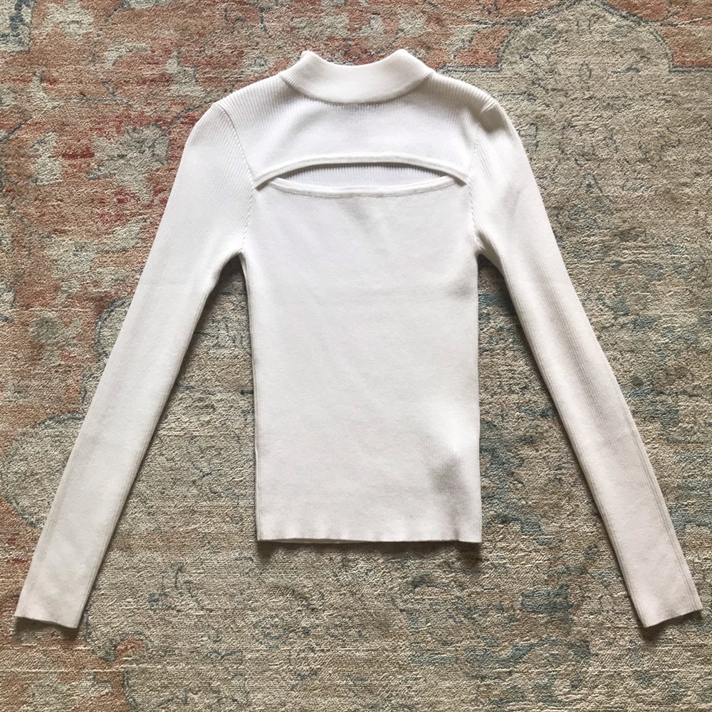 White Long Sleeve Top